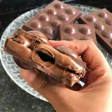 Forma De Chocolate - Forma De Chocolate Especial 3 Partes - Tablete Bolinha 150g Ref.9683 BWB